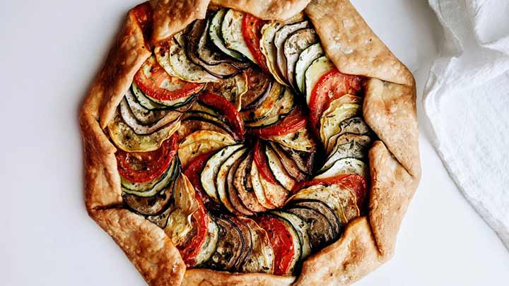 رسپی یک غذای خوشمزه با قارچ و بادمجان