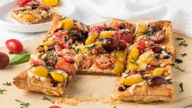 طرز تهیه تارت پیتزای خانگی؛ خوشمزهتر از پیتزایی که تا حالا خوردید