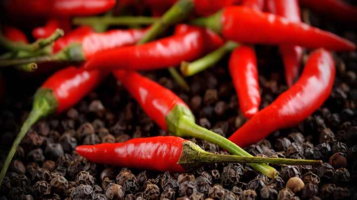فواید فلفل‌های قرمز تند برای سلامتی