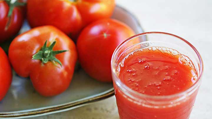 کاهش خطر ابتلا به سرطان از خواص آب گوجه فرنگی