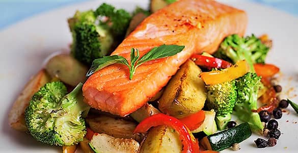 طرز تهیه ماهی کبابی با سبزیجات