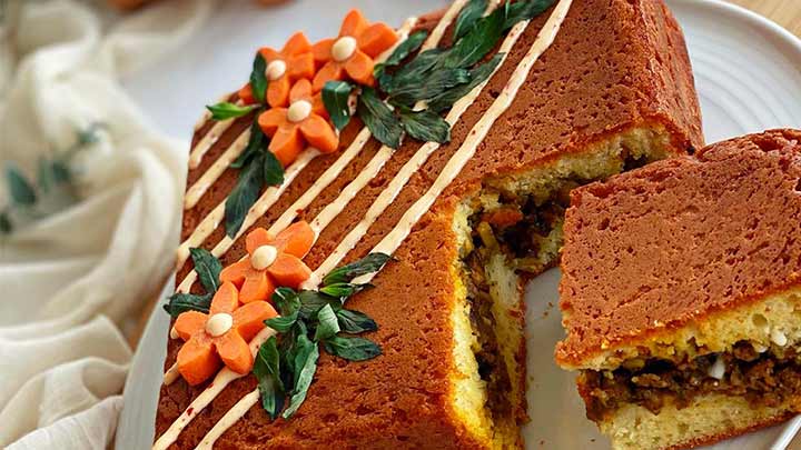 رسپی یک غذای مجلسی و خوشمزه با گوشت چرخ کرده