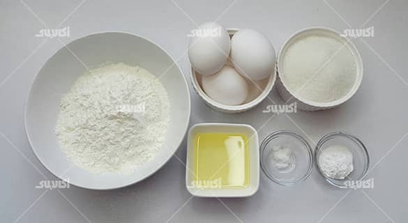 مواد لازم کیک در تارت کیک شکلاتی