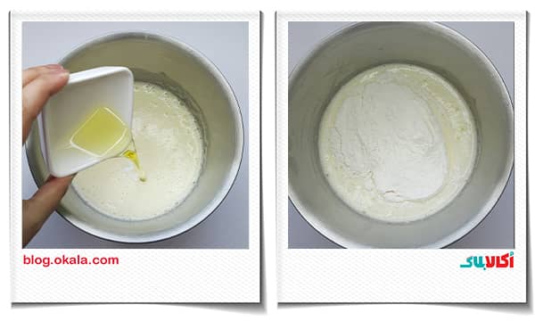 روغن در تارت کیک شکلاتی