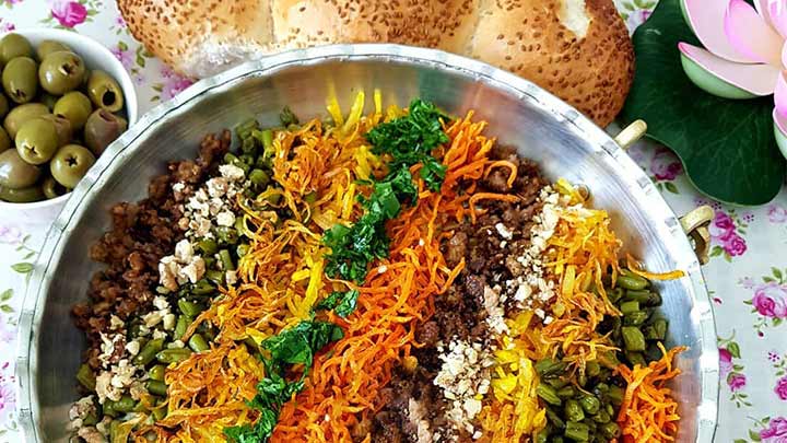 مراحل تهیه خوراک قفقازی