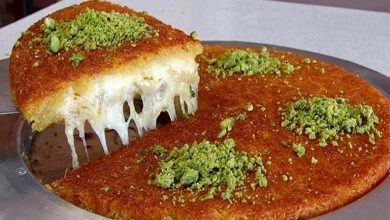 طرز تهیه کادایف ترکیه‌ای؛ همراه با گرم‌نوش مخصوص