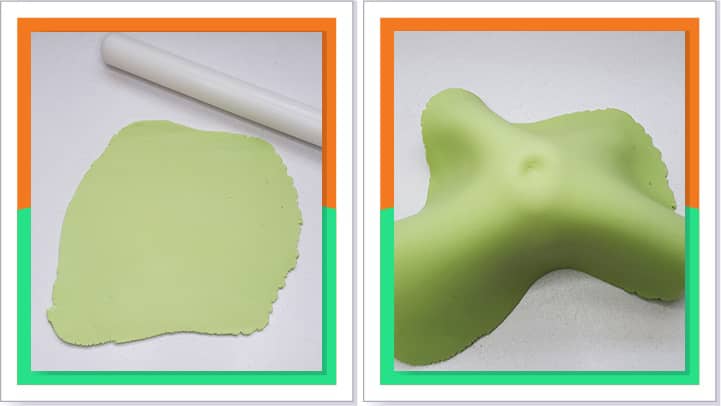 فوندانت مینی کیک سیب فوندانت مینی کیک سیب