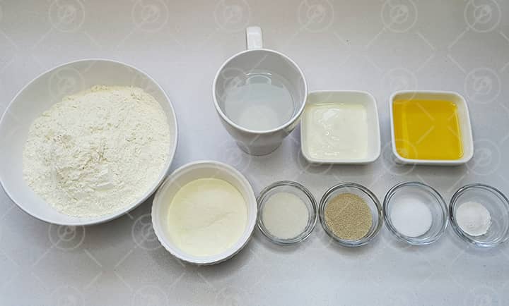 مواد لازم تهیه نان پنیری