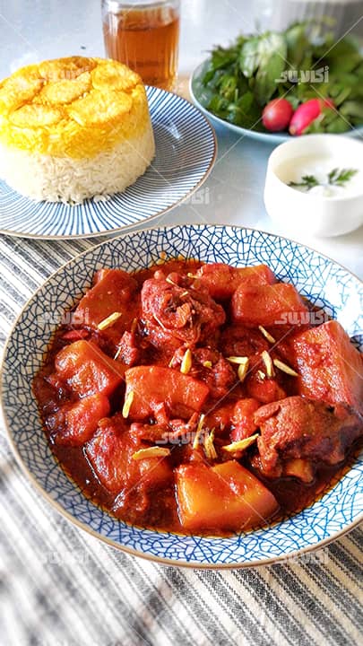 خورشت کدوحلوایی