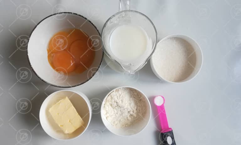 مواد لازم لایه گاستارد