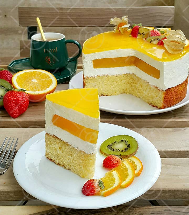 طرز تهیه موس کیک پرتقالی مغزدار طرز تهیه موس کیک پرتقالی مغزدار