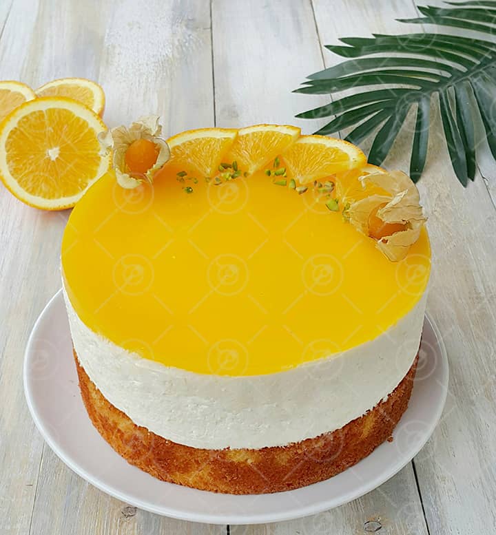 موس کیک پرتقالی