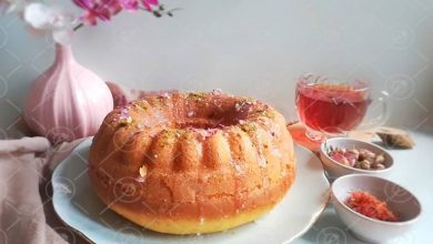 کیک زعفرانی