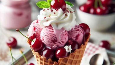 طرز تهیه بستنی آلبالویی؛ خوشمزه و خواستنی در تابستان!