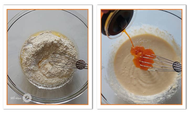 زعفران را به مواد کیک سمولینا اضافه کنید