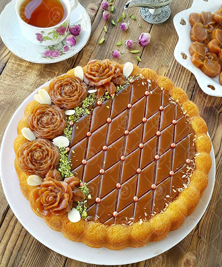 طرز تهیه کیک حلوا برای مراسمات و عزاداری ها