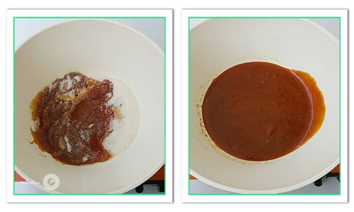 کارامل درست کردن برای کیک حلوا کارامل درست کردن برای کیک حلوا