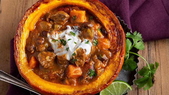 مراحل تهیه خورشت کدو حلوایی مراحل تهیه خورشت کدو حلوایی