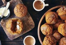 طرز تهیه مافین موز و توت فرنگی