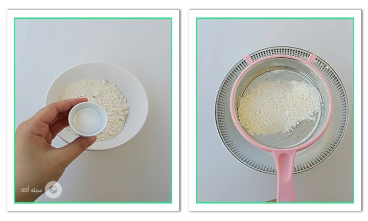 آماده سازی کیک مکرون