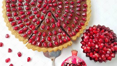 طرز تهیه تارت انار شب یلدایی؛ عکس مرحله به مرحله