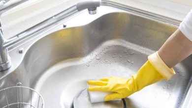 2 روش حرفه ای برای تمیز کردن سینک ظرفشویی