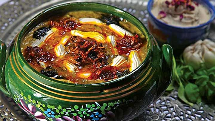 طرز تهیه آش خشکبار