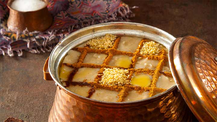 طرز تهیه حلیم گندم با گوشت یا بوقلمون