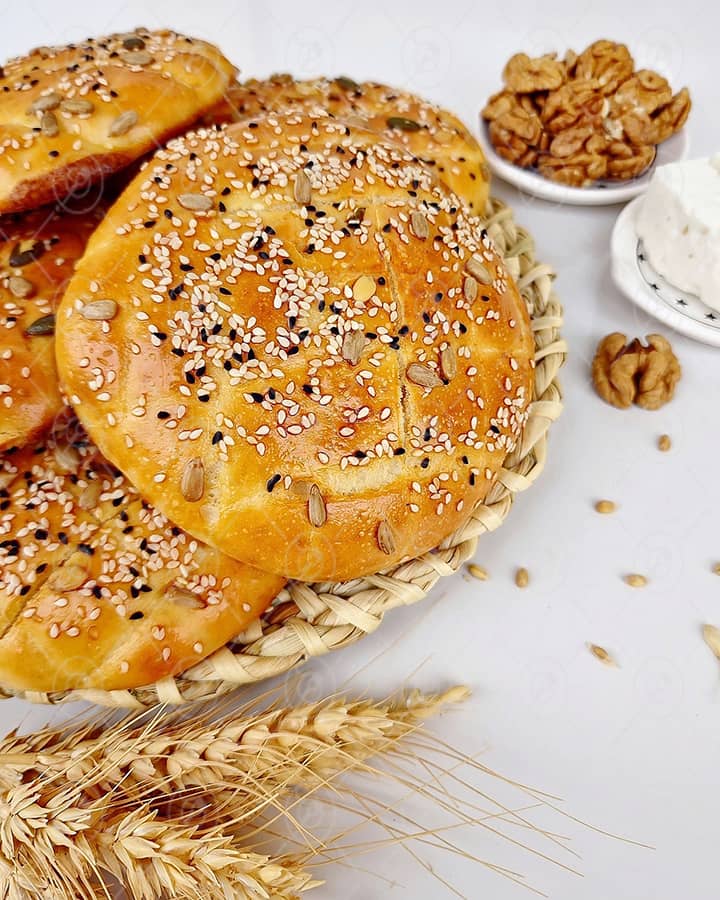 طرز تهیه نان عربی خوشمزه خانگی با عکس مرحله به مرحله