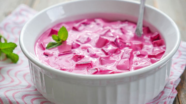 دسر ماست و لبو دسر ماست و لبو