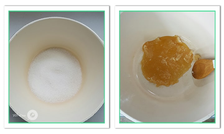 طرز تهیه کارامل برای موس کیک کارامل شکلاتی