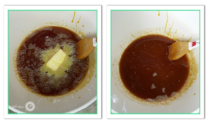 کره را هم بزنید تا در کارامل حل شود