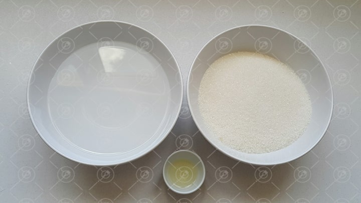 مواد لازم شربت باقلوا مواد لازم شربت باقلوا