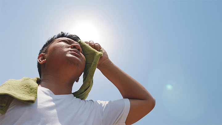 علائم و نشانههای گرمازدگی علائم و نشانههای گرمازدگی