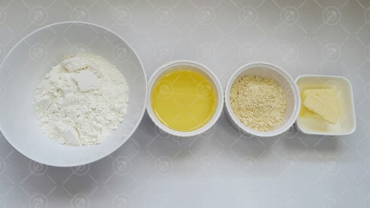 مواد لازم برای تر حلوای نخودچی