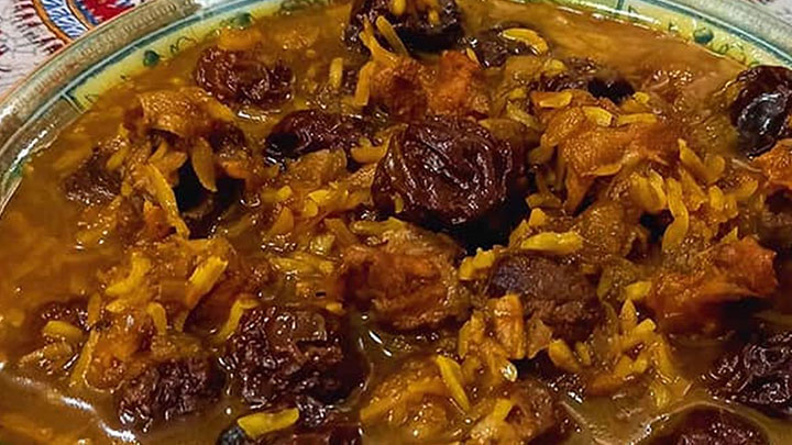 خورشت آلو شوشتری