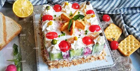 طرز تهیه کیک مرغ