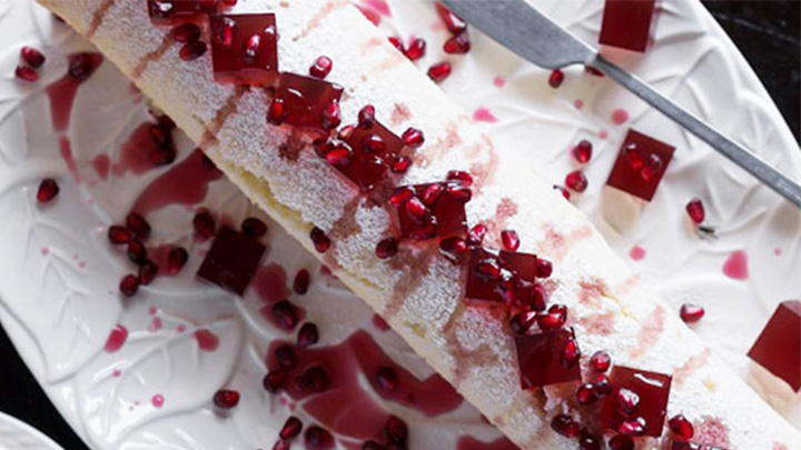 کرم رولت انار کرم رولت انار