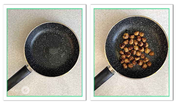 کوفته قلقلی های قنبر پلو را تفت دهید