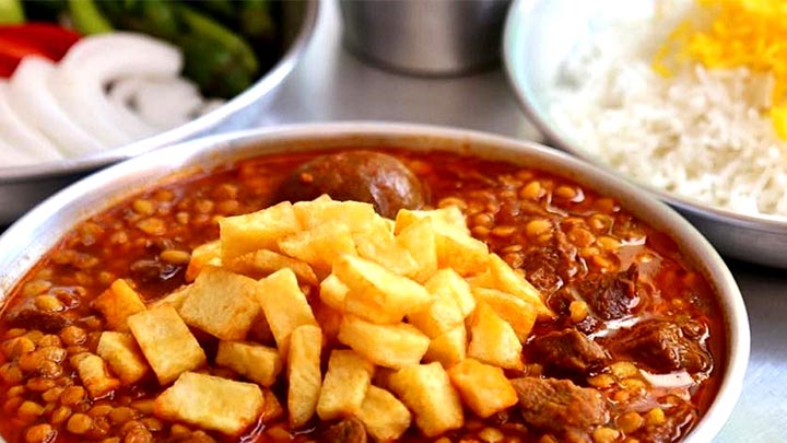 روش درست کردن خورشت قیمه روش درست کردن خورشت قیمه