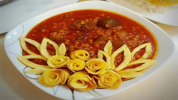 طرز تهیه خورشت قیمه یزدی مجلسی  طرز تهیه خورشت قیمه یزدی مجلسی