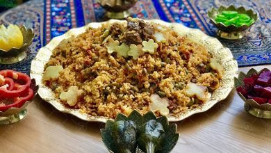 طرز تهیه لوبیا پلو مجلسی با ترفندهای خوشمزهتر شدن آن