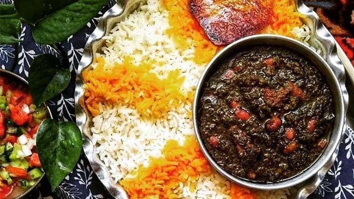 لوبیای قورمه سبزی