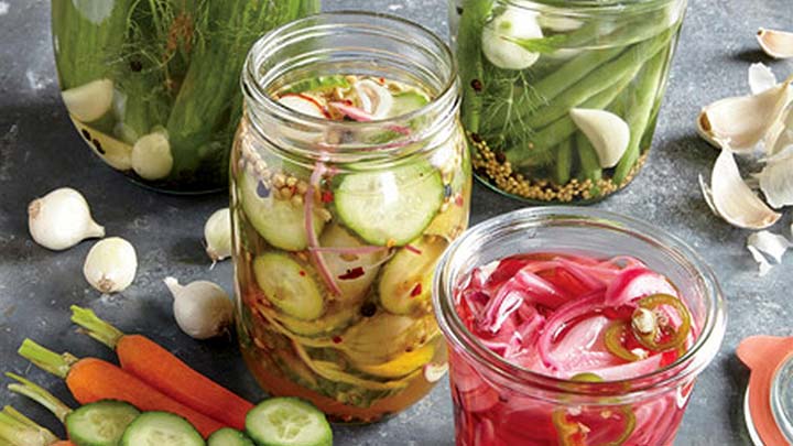 سبزی مناسب برای ترشی آلبالو