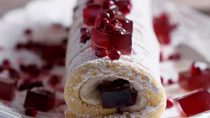 طرز تهیه رولت انار طرز تهیه رولت انار