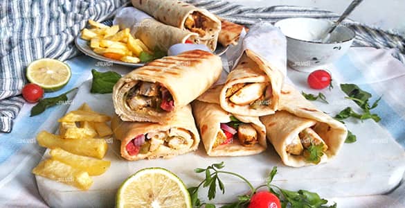 طرز تهیه شاورما مرغ