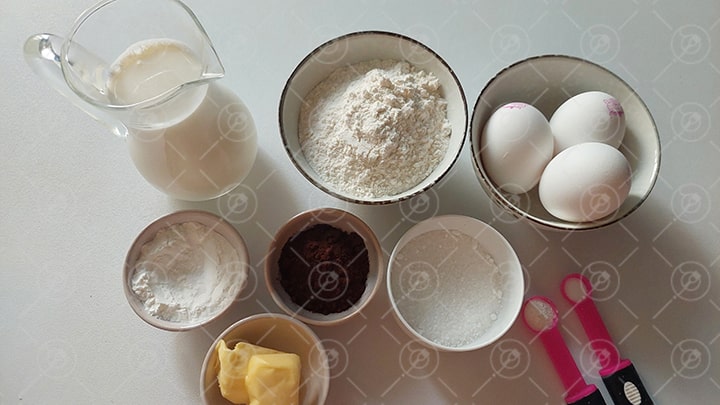 مواد لازم جهت تهیه رولت کرپ