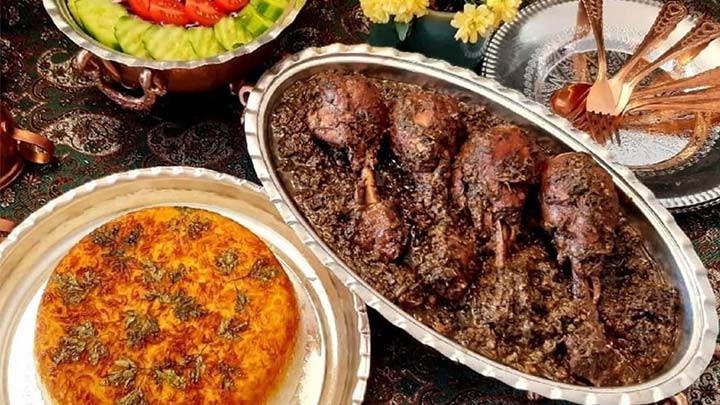 morghe torshe mazandarani مرغ ترش مازندرانی