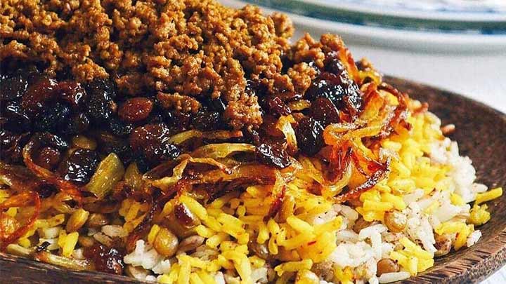 مراحل تهیه عدس پلو نذری مراحل تهیه عدس پلو نذری