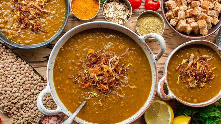 رسپی عدسی نذری خانگی رسپی عدسی نذری خانگی